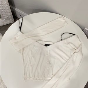Never Worn Long Sleeve Crop from Forever 21